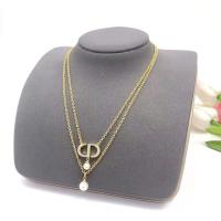 ราคา สร้อยคอเพชรและมุกหลายชั้นพร้อมจี้ดาว DIOR3258 (27142415866)
