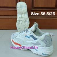 ราคา Fila Ray Tracer Sizeป้าย 36.5/23 cm. รองเท้ามือสอง ดีไซน์เท่ห์ ใส่ได้ทั้งชายและหญิง ซอฟในเดิม พื้นสวย (23585757125)