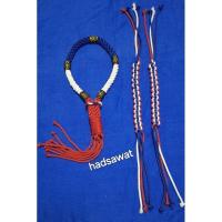 ราคา มงคลมวยไทยพร้อมประเจียดออกแบบตามสีธงชาติไทย ตกเเต่งด้วยริบบิ้น (29174617713)