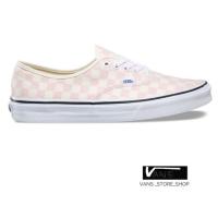 ราคา VANS AUTHENTIC CHECKERBOARD CHALK PINK CLASSIC WHITE SNEAKERS สินค้ามีประกันแท้ (1213378099)