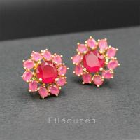 ราคา ต่างหูพลอยทับทิมสยาม (2712969082)