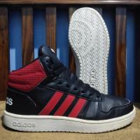 ราคา Adidas Hoops 2.0 Mid Black Red (18391289787)