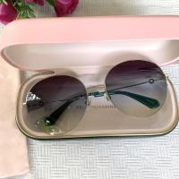 ราคา [[พร้อมส่งแท้%]] KATE SPADE-ELLIANA/F/S 0YB7/08 Round Sunglasses Silver Dark Blue Gradient (18257022514)