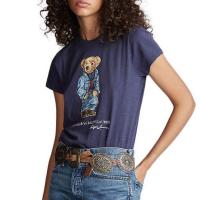 ราคา (ของแท้) เสื้อยืดลายหมีของผู้หญิง Polo Ralph Lauren (8290739946)