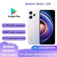 ราคา Redmi Note 12R 5G Android 6GB ROM 128GB Qualcomm Snapdragon 4 gen2 50MP 5000mAh โทรศัพท์มือสอง (40753263438)