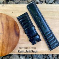 ราคา สายนาฬิกาหนังวัวแท้สีดํา-ใส่สบายทนทานสลักชื่อฟรี&หัวเข็มขัดรับประกัน1ปีเหมาะสําหรับนาฬิกาทุกประเภท! (43260977751)