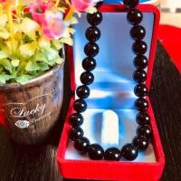 ราคา สร้อยคอ#ลูกปัดหิน#นิลดำ (5433076313)