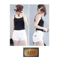 ราคา 2511 Jeans by GREAT กางเกงยีนส์ขาสั้น กางเกงยีนส์ผญ ยีนส์ขาสั้นสีขาวขาเว้าเล็กน้อย ยีนส์ยืดเข้ารูป (15517488036)