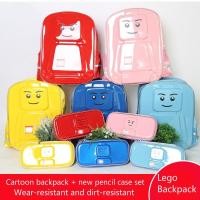 ราคา ❤❤❤ღღLego Kids School Bag Pencil Case Waterproof Backpack Beg Galas Korean Girl Men Bags Cartoon ry4 (23249205072)