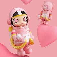 ราคา [พร้อมส่ง] care bear ชมพู - MEGA SPACE MOLLY 400%+100% Love-a-lot Bear - Pop Mart (29557453421)