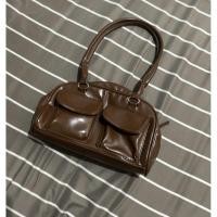 ราคา กระเป๋ามือสอง กระเป๋าสะพายข้างมือสอง กระเป๋าทรงสวยมือสอง กระเป๋าสีน้ำตาล กระเป๋าทำงาน (40704185528)