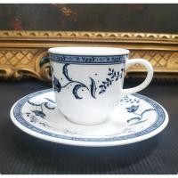 ราคา ชุดชากาแฟ+จานรองnikkoลายBlue& whiteลายสวยสภาพใหม่ (25840129079)