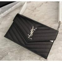 ราคา YSL woc 7.5 black/silver (15359412835)
