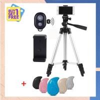 ราคา ขาตั้งโทรศัพท์ Tripod 3110 ขาตั้งกล้องและมือถือ แบบ 3 ขา (ครบชุดพร้อมถุงเก็บ)+s530 หูฟังบลูทู ธ (7932693642)