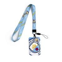 ราคา Y&P| สายคล้องคอ Manchester City F.C. ฟุตบอล ผู้ถือบัตรนักเรียน ป้องกันการสูญเสีย สายคล้องคอโทรศัพท์มือถือ (29365969963)
