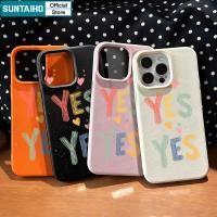 ราคา Suntaiho AestheticsภาษาอังกฤษYES Graffitiรูปแบบเคสโทรศัพท์สําหรับIphoneปลอก11 12 13 14 15 16 Pro Max IP 7 8 Plus Iphon X Xs XR Xs Maxซิลิคอนนุ่มพรีเมี่ยมกันกระแทกปกหลัง (26327216238)