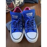 ราคา Converse all star สีน้ำเงิน size 7 ใช้งาน 1 ครั้ง ส่งต่อ (14189411569)