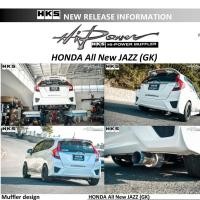 ราคา ท่อไอเสีย hks exhaust muffler honda Jazz GK ปลาย TITANIUM Tip สำหรับเครื่อง L15Z1 ท่อ Stanless Steel ไม่เป็นสนิม (27659500930)
