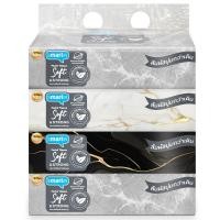 ราคา SMARTER สมาร์ทเตอร์กระดาษเช็ดหน้าซอฟท์แพคลายกราฟิก 120แผ่น แพค4 [8853474085842] (29089322248)