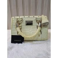 ราคา versace bag กระเป๋าถือ ลุคผู้ดีมาก ใบจริงสวย (42870856001)