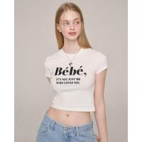 ราคา NOIRNINE - เสื้อยืดครอป Bebe (44320613991)