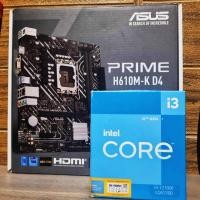 ราคา CPU INTEL CORE I3 12100F (4C/8T) + ASUS PRIME H610M -K D4 (DDR4) (SOCKET LGA 1700) (MICRO-ATX) มือ2/มีประกันศูนย์ไทย (24780340944)