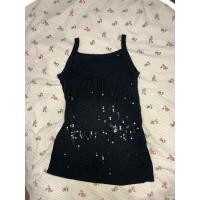 ราคา เสื้อสายเดี่ยวปักเลื่อมสีดำ (27980599582)