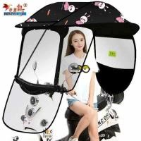 ราคา พร้อมส่ง ร่มติดหลังคามอเตอร์ไซค์โครงเหล็ก ใช้ได้กับมอเตอร์ไซค์ทุกรุ่น (17761665913)