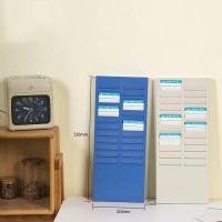 ราคา แผงเสียบบัตรตรอกพนักงาน ที่ใส่บัตรตรอก แผงเสียบบัตรพลาสติก พร้อมส่ง ราคาถูก สีขาว (23466448913)