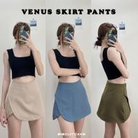 ราคา AMP ส่งจากไทย VENUS SKIRT กางเกงกระโปรง เว้าหน้าขาซ้าย ผ้าบาร์บี้เปเป้ มีปลายทาง (22985402544)