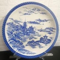 ราคา จานตั้งโชว์​ 36.5​ Cm./เซน.​ ยุคราชวงศ์โชวะ​ตอนต้น(ญี่ปุ่น)​ เซรามิก​ ลายคราม​ สภาพดี​ มีลายแตกลายงาหายาก (27403822606)