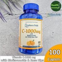ราคา <Puritan's Pride> Vitamin C-1000 mg with Bioflavonoids & Rose Hips 100 Caplets วิตามินซี (40904131099)