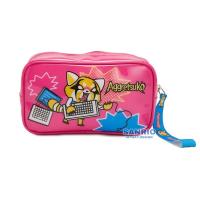 ราคา กระเป๋าดินสอ SANRIO กระเป๋าเครื่องสำอาง Aggretsuko Happy Day ลิขสิทธิ์ของแท้100% (18482240194)