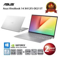 ราคา AsusVivoBook 14 X412FJ-EK215T i3-8145U/4GB/1TB+128GB SSD/MX320 2GB/Win10 (Transparent Silver) (2337649399)