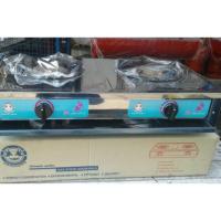 ราคา เตาแก๊สหัวทองเหลือง มีถาดรองเศษอาหาร เตาแก๊สใหญ่ (1859719418)