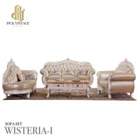 ราคา WISTERIA-I SOFA SET : ชุดโซฟาหลุยส์ 3ชิ้น (3+2+1ที่นั่ง) พร้อมหมอนอิงและโต๊ะกลางสุดหรู รุ่น “วิสทีเรีย-1" (2600986529)