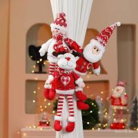 ราคา ผ้าม่านประตูตกแต่ง หัวเข็มขัด ม่านตุ๊กตาการ์ตูน สำหรับเทศกาลคริสต์มาส 17 คิวพี (44172776432)