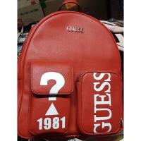 ราคา ของแท้ กระเป๋าเป้ GUESS สีแดง (6762678381)