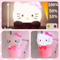 ราคา โคมไฟคิตตี้ LED ทรงถัง พร้อมรีโมท, โคมไฟหัวเตียง, ไฟหัวเตียง, ไฟคิตตี้, คิตตี้, kitty, lamp (6238424619)