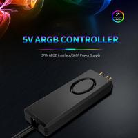 ราคา Tominihouse-ph Jonsbo 5V 3Pin ARGB Controller SATA แหล่งจ่ายไฟปรับด้วยตนเองสําหรับแชสซีพัดลม Light Bar (42514403005)