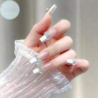 ราคา Bolonit 10 ชิ้น Super Shiny Zircon เล็บออกแบบ Charms 12x5 มิลลิเมตร Bowtie รูปทอง/เงิน Flatback เล็บอุปกรณ์เสริม Sparkle 3D เล็บอุปกรณ์ TH (42358226231)