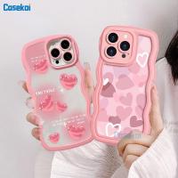 ราคา HP iPhone 14 iPhone 14 Pro Max iPhone 11 iPhone13 Pro Max 11 Pro Max iPhone 12 XR XS MAX iPhone6 6S 7 8 Plus SE 2020 Wave Edge สีสันสีฟ้าและสีชมพู Love Heart เคสโทรศัพท์ TPU ฝาครอบ (42414767648)