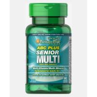 ราคา ABC PLUS Senior MultiVitamin { 60 เม็ด } Puritan’s Pride วิตามินรวม ผู้สูงอายุ (7257914736)