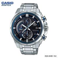 ราคา นาฬิกาข้อมือ Casio Edifice Chronograph โครโนกราฟพลังงานแสงอาทิตย์ รุ่น EQS-600D-1A2 (2065010550)
