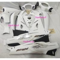 ราคา ชุดสีเวฟ125s/แฟริ่งเวฟ125s/เฟรมเวฟ125s/ชุดสี125rsi สีขาวลิมิเต็ดตัดบรอน กุญแจกลม ได้13 ชิ้นABS ของ nca ประกอบสนิทค่ะ (26807809261)