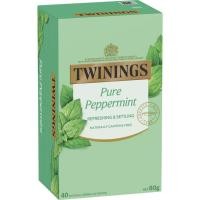 ราคา Twinings Pure Peppermint Tea Bags 40 Pack ทไวนิงส์ ชาเพียว เปปเปอร์มินท์ 40 ถุง (ชาถุงเปลือย ไม่มีซองบรรจุแยก) (26277077031)
