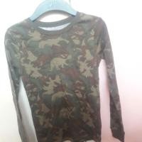 ราคา เสื้อลายทหารแขนยาวเขียว (132466587)