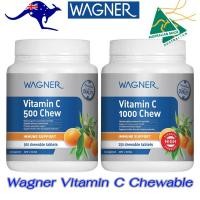 ราคา Wagner Vitamin C 500 Chewable 500 เม็ด / Wagner Vitamin C 1000 Chewable 250 เม็ด วิตามินซีแบบเคี้ยว แท้จากออสเตรเลีย (19681559853)