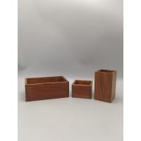 ราคา กล่องไม้สัก กะบะไม้ กล่องเก็บของ ใส่ปากกา อุปกรณ์เครื่องเขียน จัดระเบียบบนโต๊ะ (16695048314)