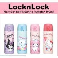 ราคา [LocknLock] New School Fit Sanrio One Touch Tumbler 400ml LHC3219 Kuromi Cinnamoroll Mymelody Kitty (27712131675)